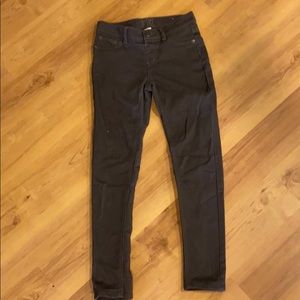 Grey mid rise jeggings from Justice